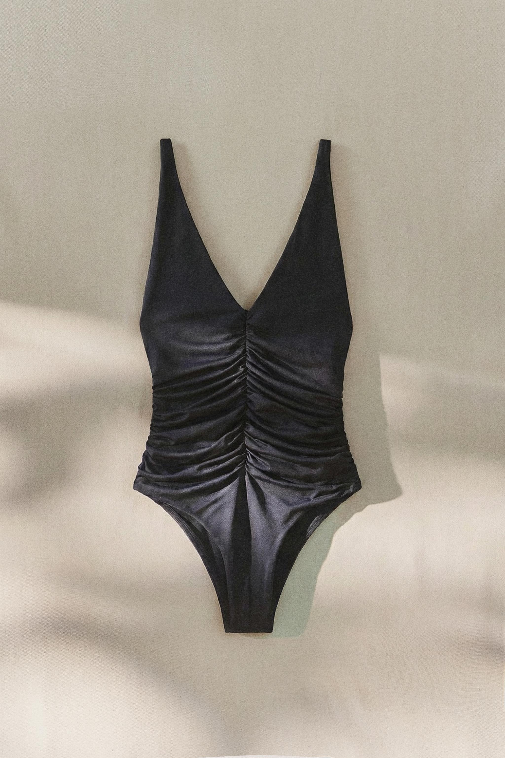 GATHERED BEACH SWIMSUIT